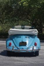 Volkswagen Beetle Cabriolet White Roof 1963 года